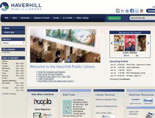 Tablet Screenshot of haverhillpl.org